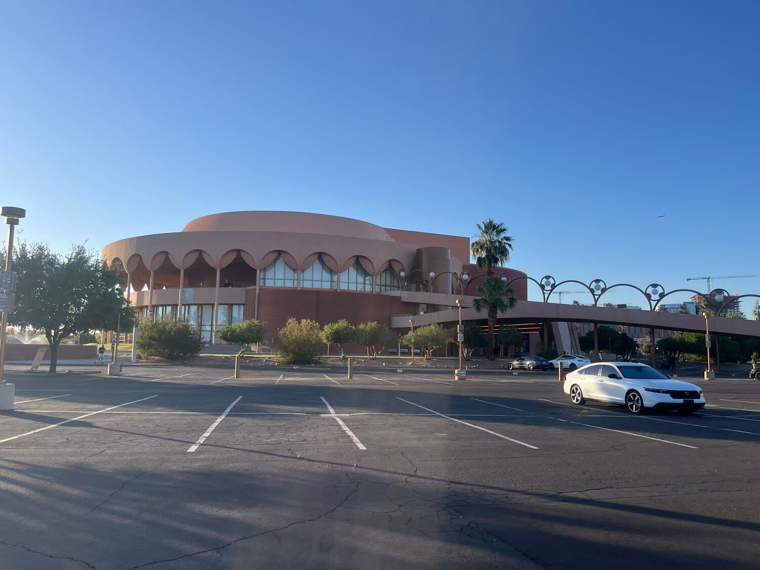 ASU Gammage theater on the Arizona State University campus, a landmark performing-arts venue and must-see in Tempe.