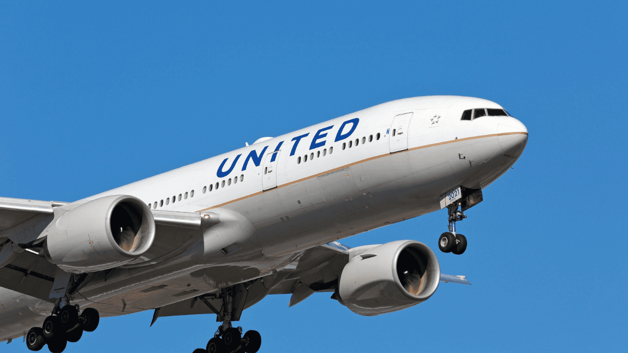 A United Airlines jet on final approach — Flight 2078 from Houston was diverted and made an emergency landing at Luke Air Force Base after severe weather near Phoenix.
