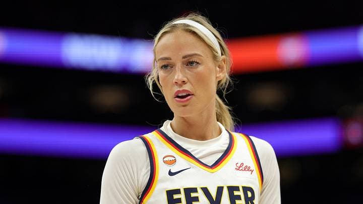 Indiana Fever player in uniform during the July 9, 2026 matchup at Mortgage Matchup Center in Phoenix, Arizona.