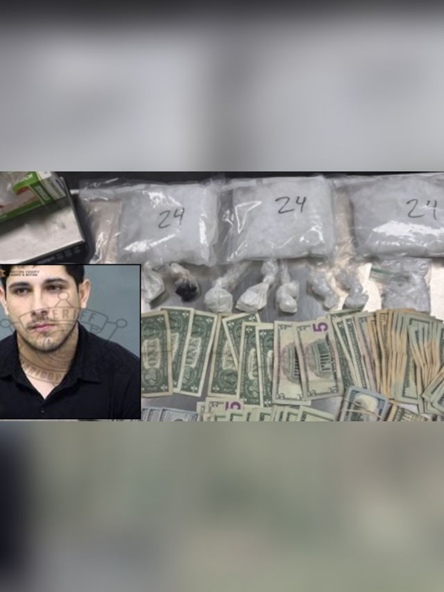 Mesa traffic stop yields more than three pounds of meth, fentanyl…