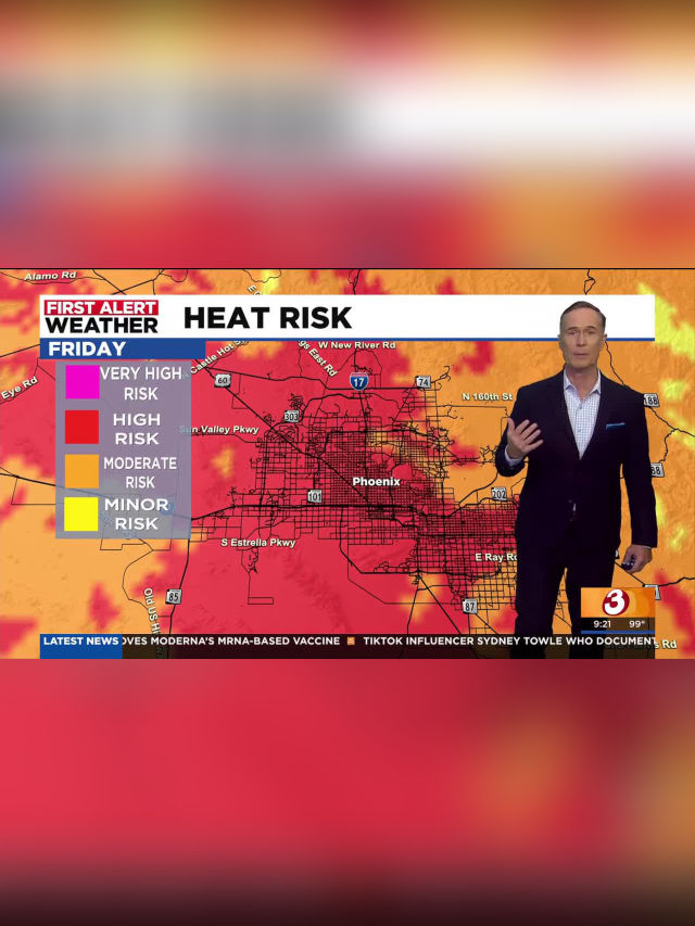 Phoenix faces lingering extreme heat and dust as only limited storm…