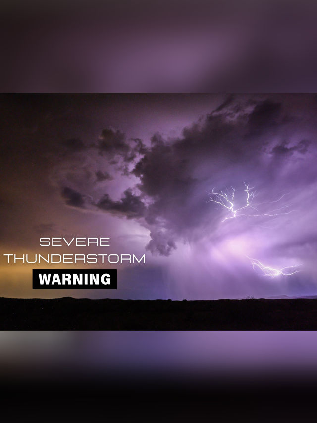 Severe Thunderstorm Warning Covers Phoenix Area as Line of Storms…